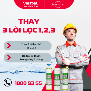 Dịch vụ chăm sóc và thay lõi lọc 1 2 3