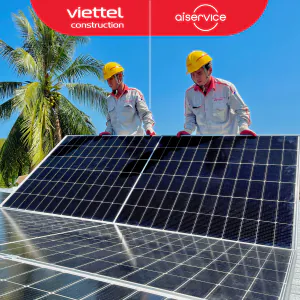 Thay thế tấm PIN NLMT (Không bao gồm vật tư thiết bị)