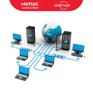 Thi công mạng LAN cho phân xưởng, tòa nhà, khu công nghiệp