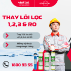 Thay lõi lọc 1,2,3 & RO Kangaroo