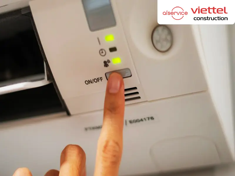 Máy lạnh bị chớp đèn